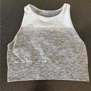 Lululemon cropped sports bra.